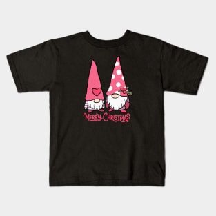 Cute christmas gnomes son and father gnomes Kids T-Shirt